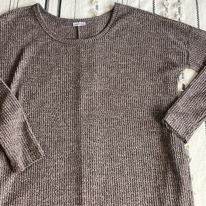 Goldspark • ribbed knit sweater dress